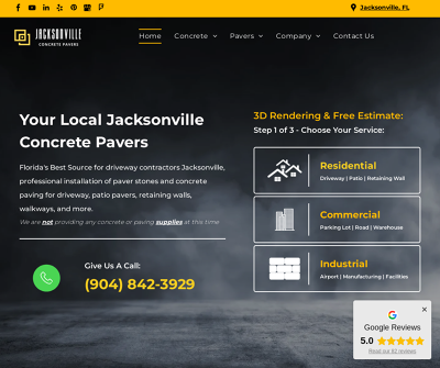 Jacksonville Concrete Pavers