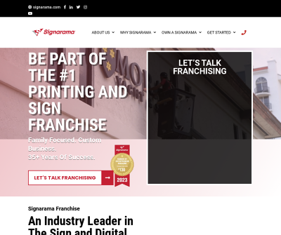 Signarama, digital signage franchise