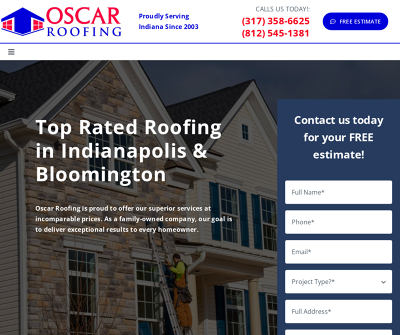 Oscar Roofing, Roofing and General Exterior Services, Indianapolis, Indiana