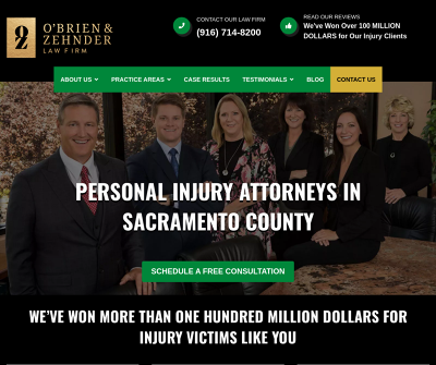 O’Brien & Zehnder Law Firm - Elk Grove & Sacramento Personal Injury Attorney