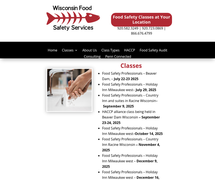 Wisconsin Food Safety Services
