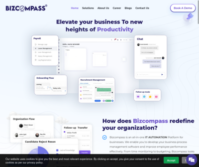 Bizcompass is an all-in-one business AUTOMATION Platform