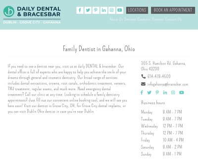 Daily Dental & Braces Bar Gahanna