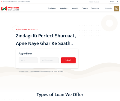Wonder Home Finance - Affordable home loan, Pradhan ...