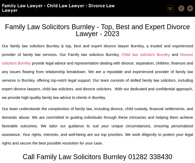 Family law lawyer - Child law lawyer - Divorce law lawyer