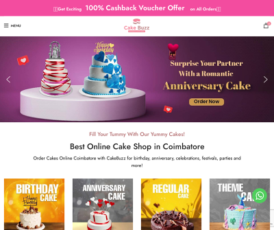 Online Cake Shops In Coimbatore For Home Delivery | Cake Order Online Coimbatore