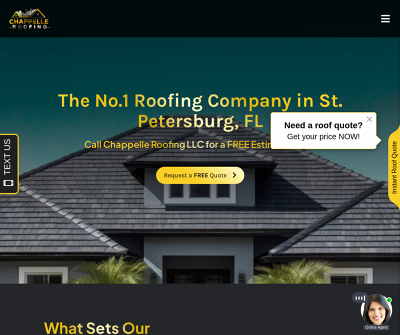Chappelle Roofing LLC, St. Petersburg, FL - Homepage