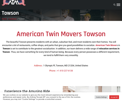 American Twin Mover Towson