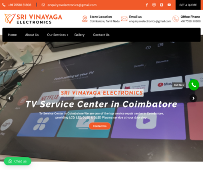 TV service Center in Coimbatore