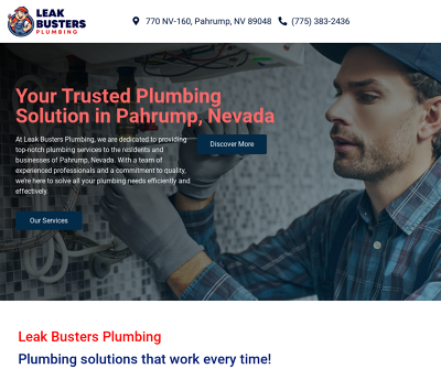 LeakBusters Plumbing Pahrump NV