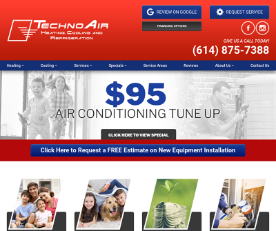 TechnoAir Heating, Cooling and Refrigeration