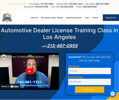 California Dealer Academy - Los Angeles