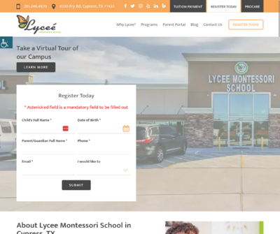 Montessori School | Daycare in Cypress 77433 | Lycee Montessori