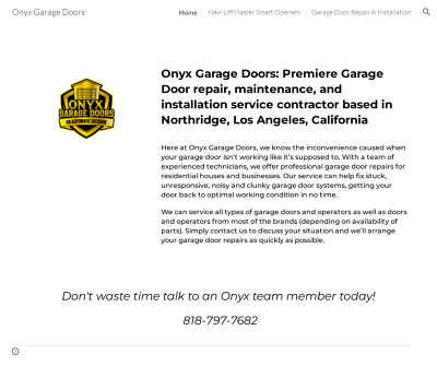 Onyx Garage Doors