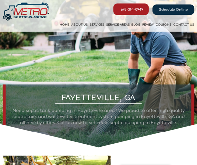 Septic pumping near me in Fayetteville