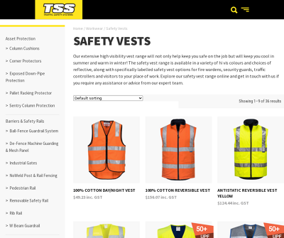 high visibility vest -Traffic Safety Systems
