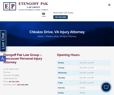 Etengoff Pak Law Group - Vancouver Personal Injury Attorney