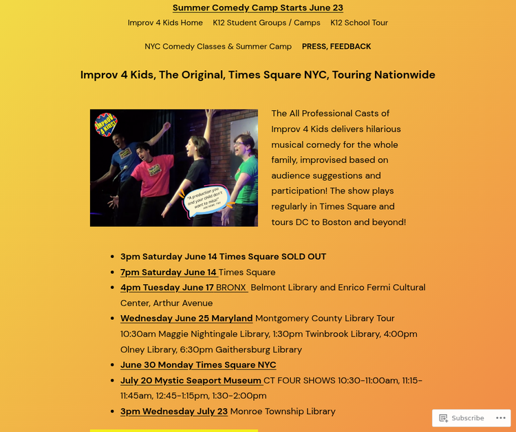 Improv 4 Kids