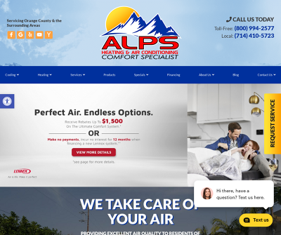 Alps Heating & Air Conditioning, Inc.