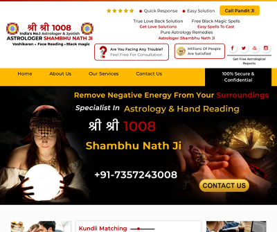 Astrologer Shambhu Nath