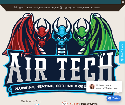 Air Tech Plumbing, Heating, Cooling & Green Energy