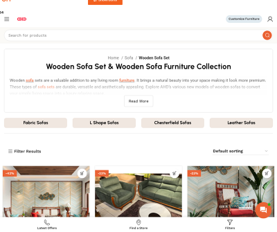 Wooden Sofa Set Shop In India Online