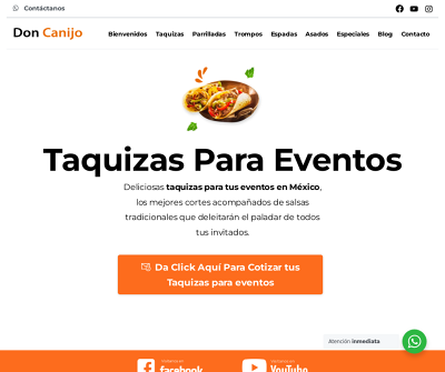 taquizas para eventos