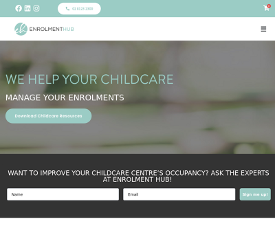 Enrolment Hub Childcare Management Services
