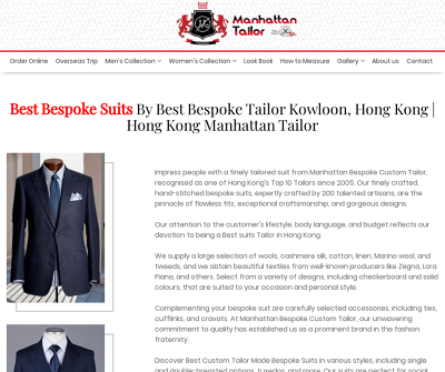 Best Bespoke Suit Tailor Hong Kong |Suit Alterations Tailor Kowloon