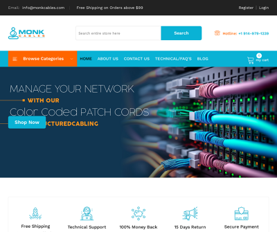 Manage Your Network with Monk Cable