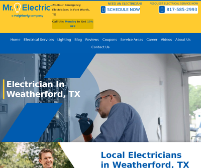 Expert electrical services in Weatherford