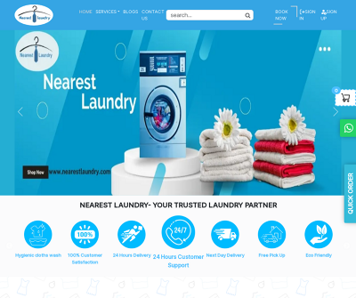 Laundry and dry cleaning service in London