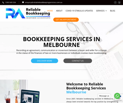 Reliable Bookkeeping Services