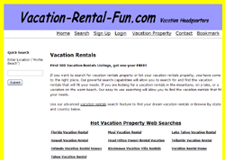 Vacation Rental Listings