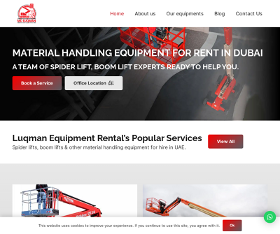 Luqman Equipment Rental | Heavy Construction Equipment on Rent