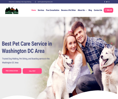 Barking Trails | Dog Walking and Pet Sitting Service in Washington DC Area