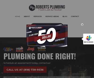Roberts Plumbing Hydro Jet and Rooter