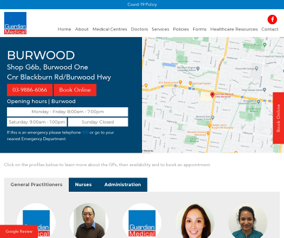 Medical Centre Near Burwood - Guardian Medical