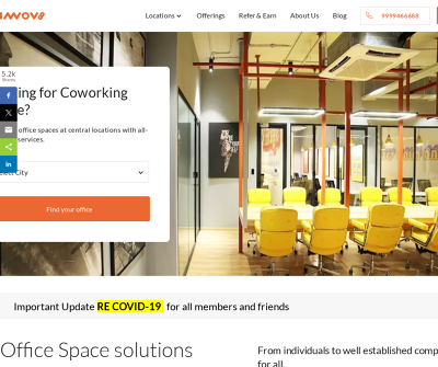 Innov8 | Coworking Space - Book Shared Office Space for Rent
