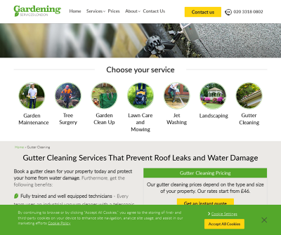 Gutter Cleaning London 
