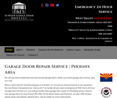 F&J's 24 Hour Garage Door Service