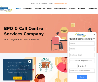 Call Centre Services - Call Center Outsourcing Company Chennai, India | ISPL Support Services