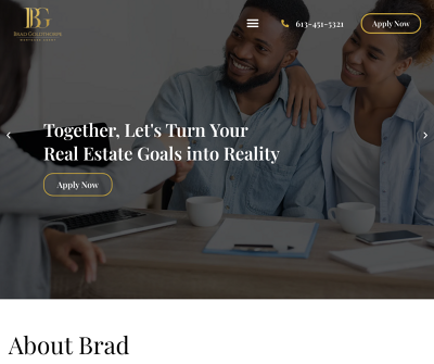 Brad Goldthorpe, Mortgage Agent