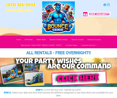 Bounce Genie - Bounce House, Water Slide and Party Rental Service