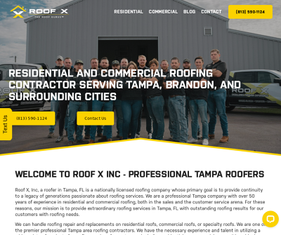Roof X: Premier Roofing Services in Tampa – Commercial & Residential