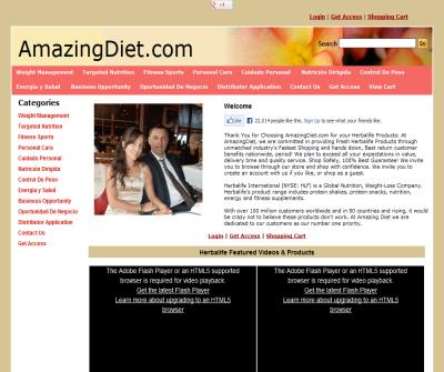 ! 877 946 9300 AmazingDiet.com Herbalife Distributor Herbal Life Products