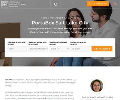 Portabox Storage Salt Lake City