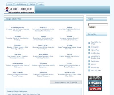 Jumbo Links Web Directory