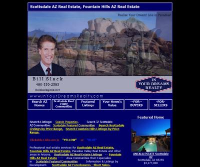 Bill Slack - Scottsdale AZ Real Estate, Scottsdale AZ Golf and Luxury