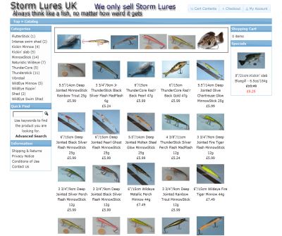 Storm Lures, Storm Shads, Storm wildeye